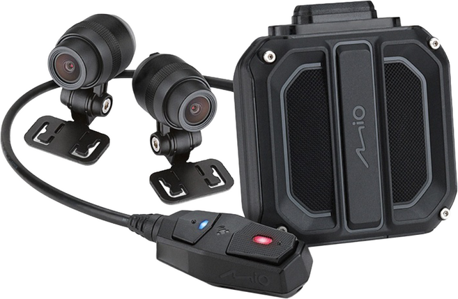 台灣 MiO 勁系列分離式 WIFI GPS 雙鏡頭機車行車記錄器 M802WD, 單件