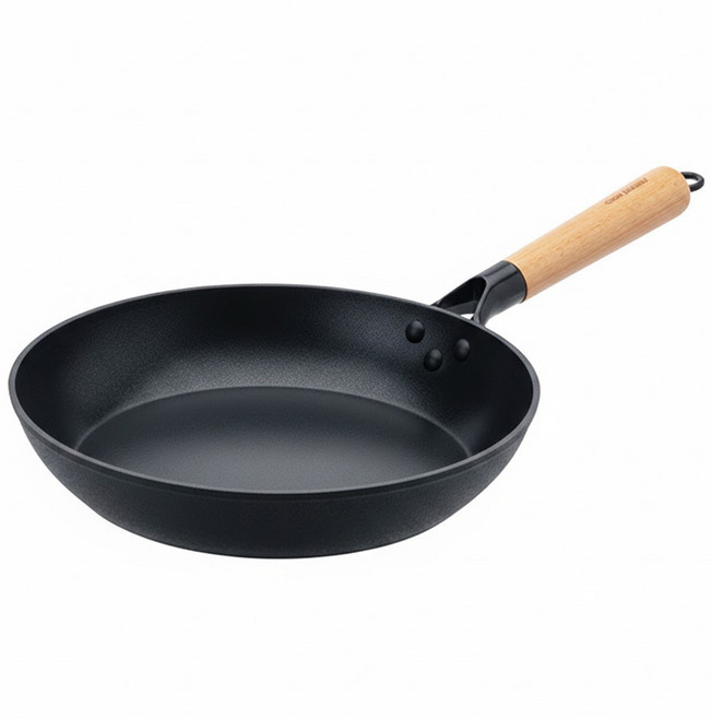 cook power 鍋寶 日式原木黑鍛8層不沾煎鍋 IH/電磁爐適用, 1個, 30cm