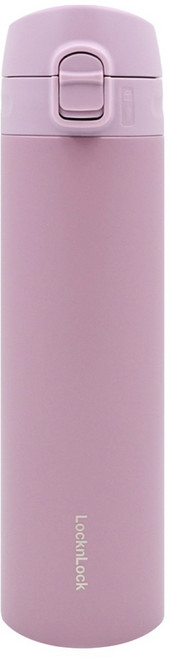 LocknLock 樂扣樂扣 SlimFit系列 彈蓋式保溫瓶, 紫色, 400ml, 1個