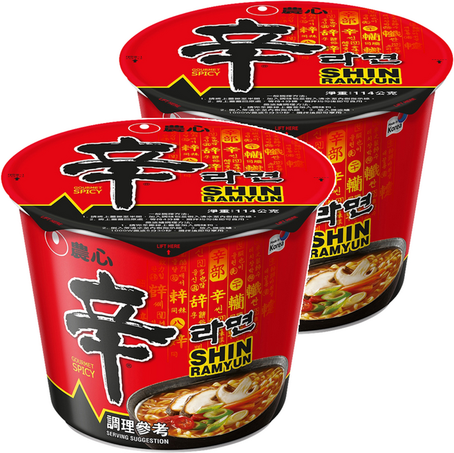 NONGSHIM 農心 辛拉麵 114g, 2入