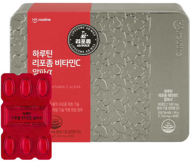 하루틴 리포좀 비타민C 알파, 90정, 1개