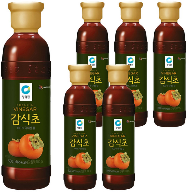 청정원 감식초, 500ml, 6개