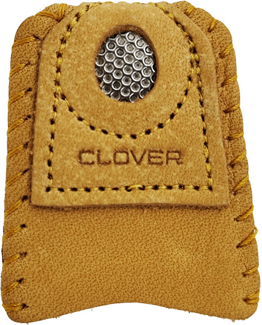 Clover 可樂牌 皮指套 日本製造 CL57-344, 咖色, 1個
