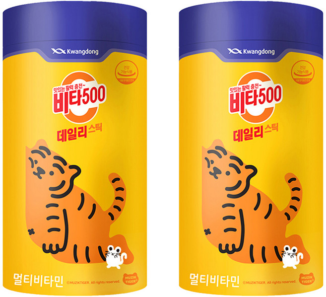 Kwangdong Vita500 日常綜合維他命粉隨身包, 360g, 2盒