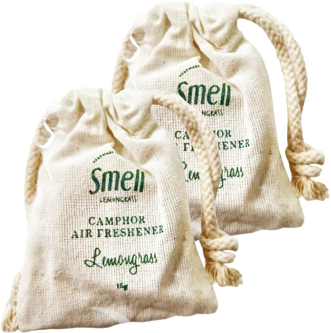 Smell LEMONGRASS 樟腦香氛磚, 檸檬草, 15g, 2個