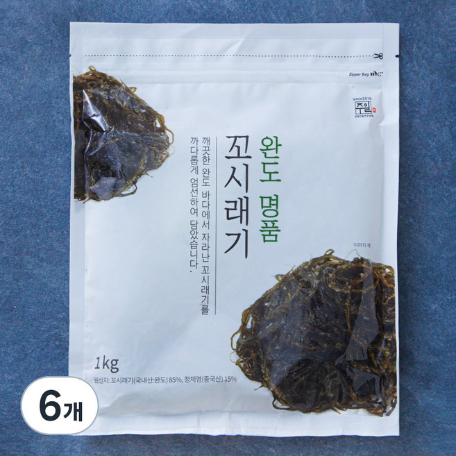 완도 명품 꼬시래기, 6개, 1kg