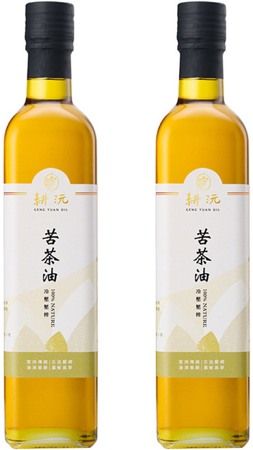 GENG YUAN 耕沅 100%冷壓初榨苦茶油, 500ml, 2瓶
