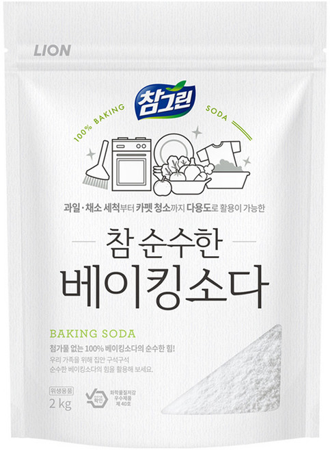 참그린 참 순수한 베이킹소다, 2kg, 1개