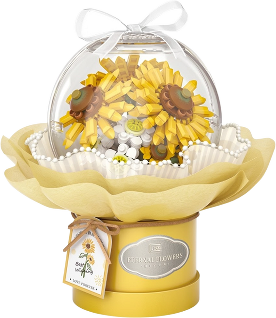 LoZ 積木玩具 1299 波波球花束, 多色, 1個