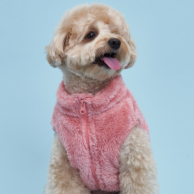 도그아이 애견 보아후리스 자켓, 핑크, 1개