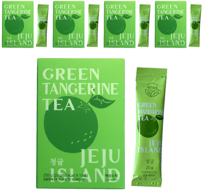 제주담움 청귤스틱 10p, 25g, 5개, 10개