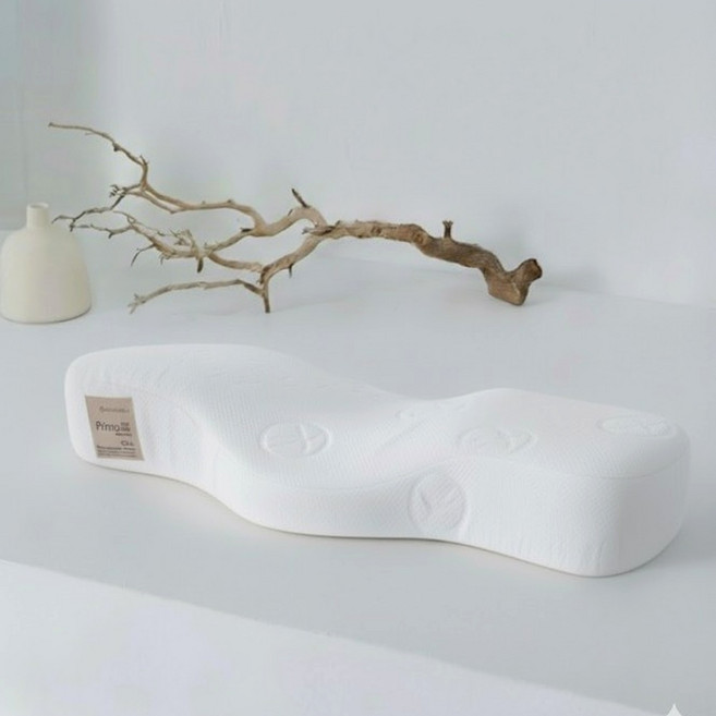 가누다 골드라벨 프리모에어 베개, 화이트, 1개