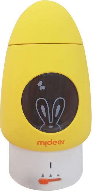 mideer 全自動退筆削鉛筆機, 蘑菇款 黃色 + 白色, 1個