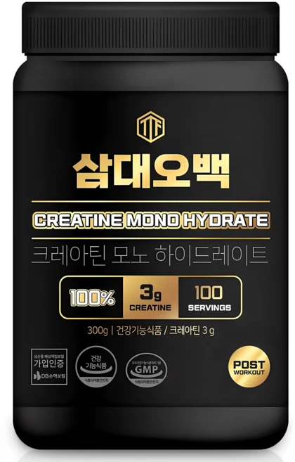 삼대오백 크레아틴 모노 하이드레이트, 300g, 1개 - 쿠팡