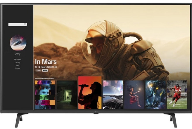 LG전자 4K UHD 스마트 모니터 방문설치, 107.9cm, 43SQ720SW