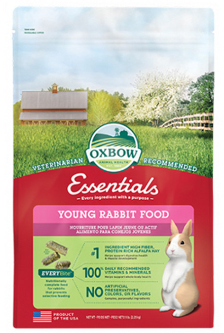 옥스보우 토끼 알파파 펠렛 5lb, 2.25kg, 1개