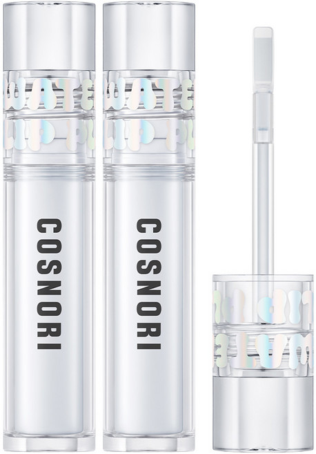 코스노리 워터풀 립 플럼퍼, 스트롱 01 클리어, 3.5g, 2개