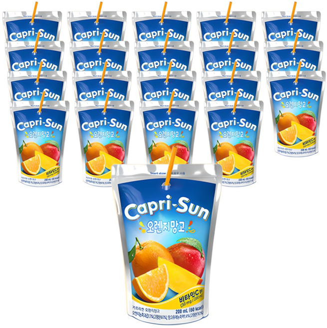 카프리썬 오렌지망고, 200ml, 20개