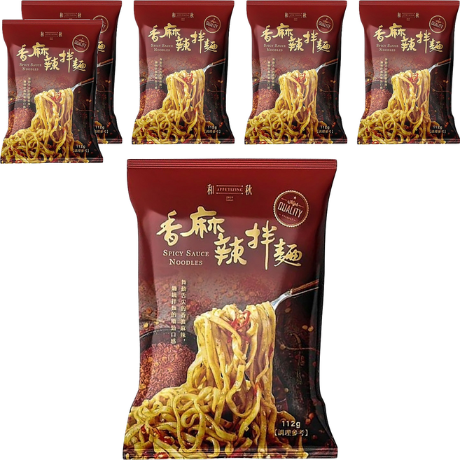 和秋 香麻辣拌麵, 6包