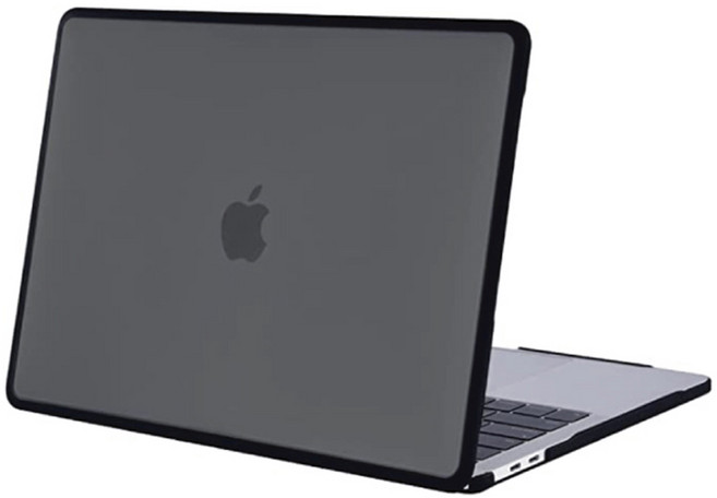 오펜트 맥북 안티 크랙 매트 노트북 케이스, 쿨블랙, 1개