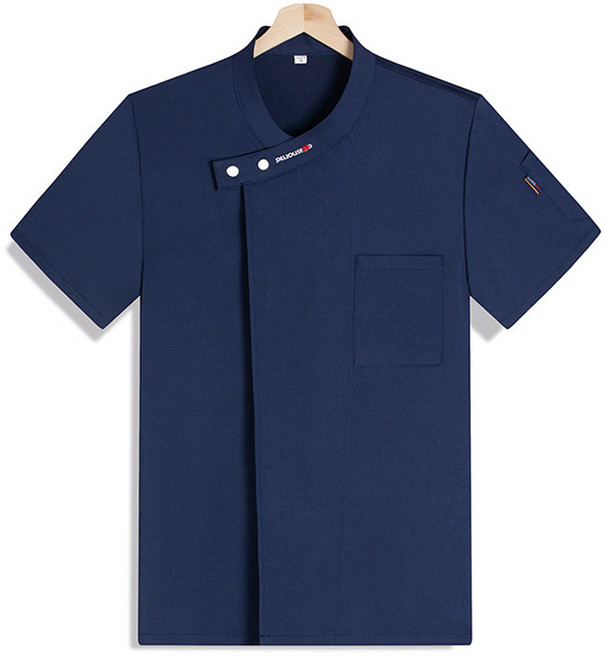 언헤브 남녀공용 캐터링 반팔 요리사 작업복