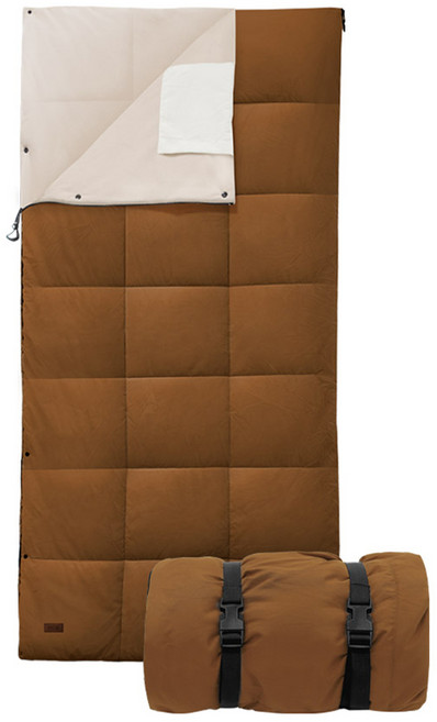 로티캠프 멜팅 블랭킷 침낭 2.2kg, 1개, 브라운