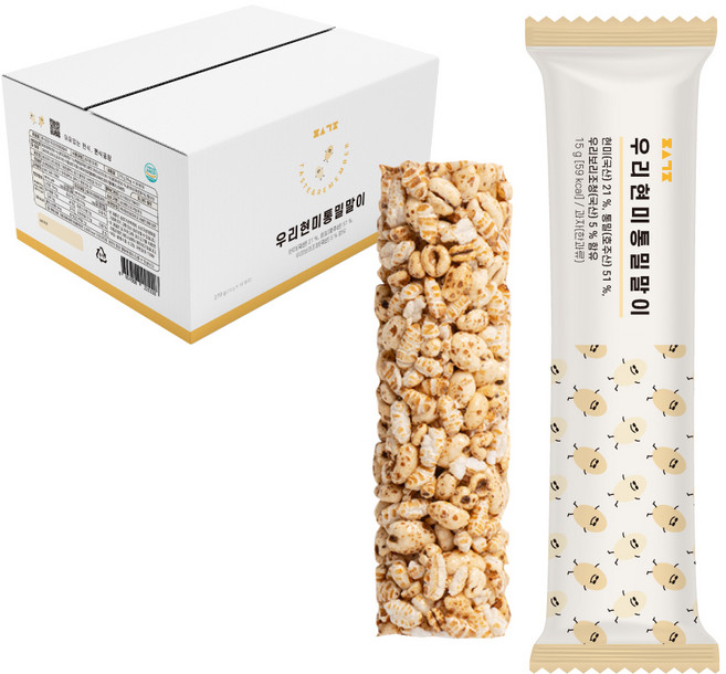 편식공장 우리현미 통밀말이, 15g, 18개