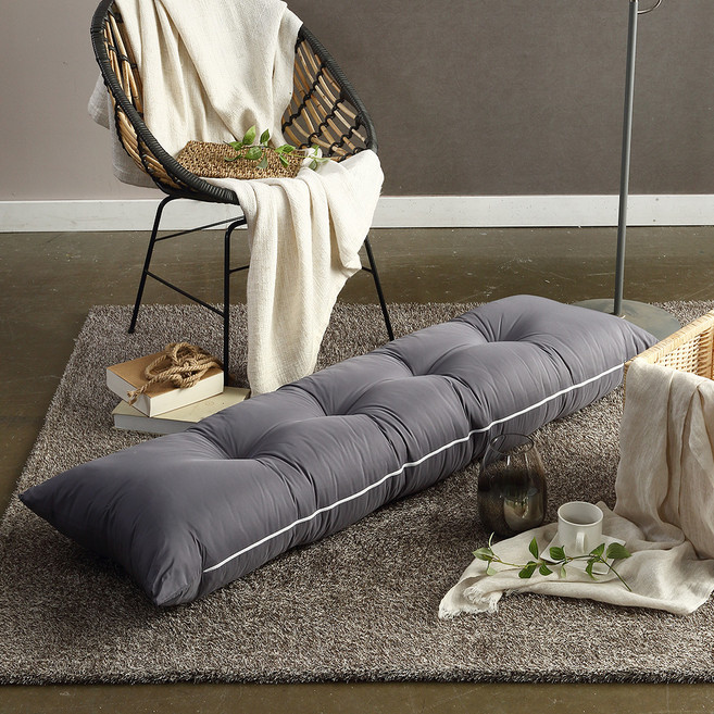 아임리빙 하이엔드 단추 헤드쿠션, 차콜