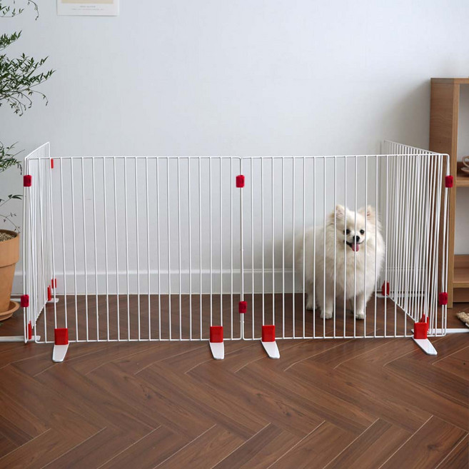 아이리스 시스템 펫 울타리, 화이트, 1개