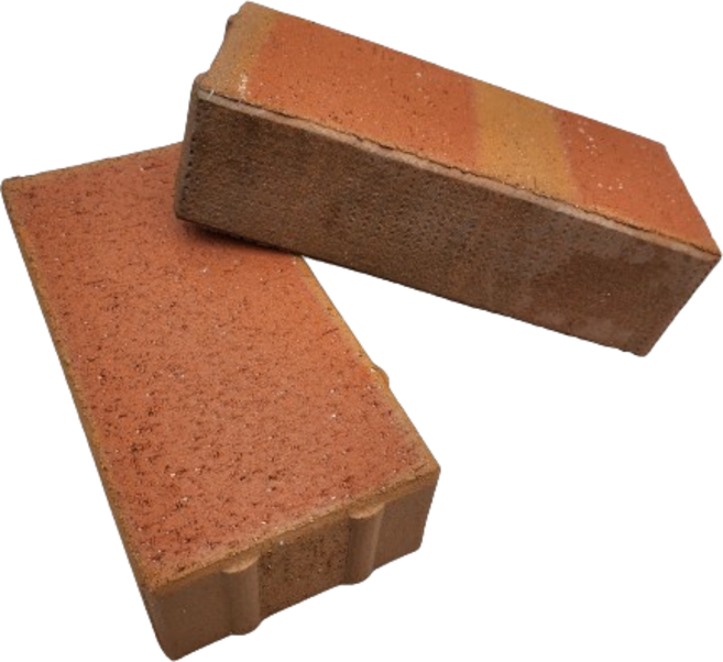 고강도 점토 보도 벽돌, 레드, 5개