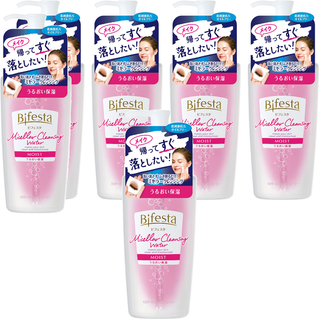 Bifesta 碧菲絲特 保濕即淨卸妝水, 400ml, 6件