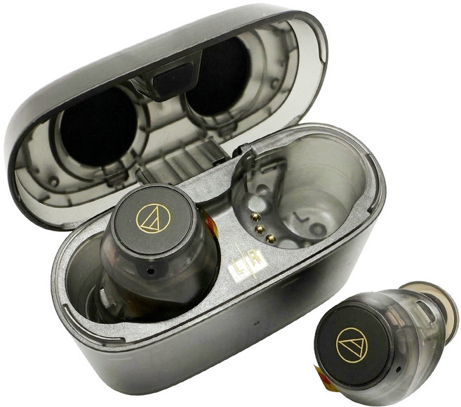 audio-technica 鐵三角 真無線耳機 原廠保固, ATH-CKS30TW+, 霧透黑