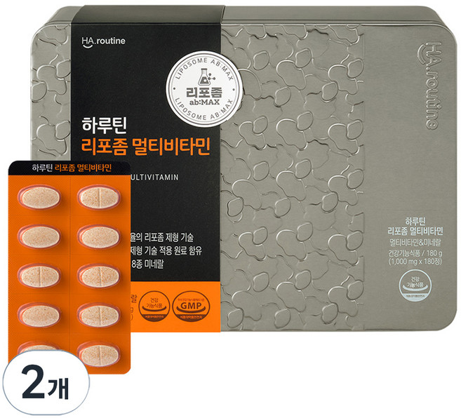 하루틴 리포좀 멀티비타민, 180정, 2개