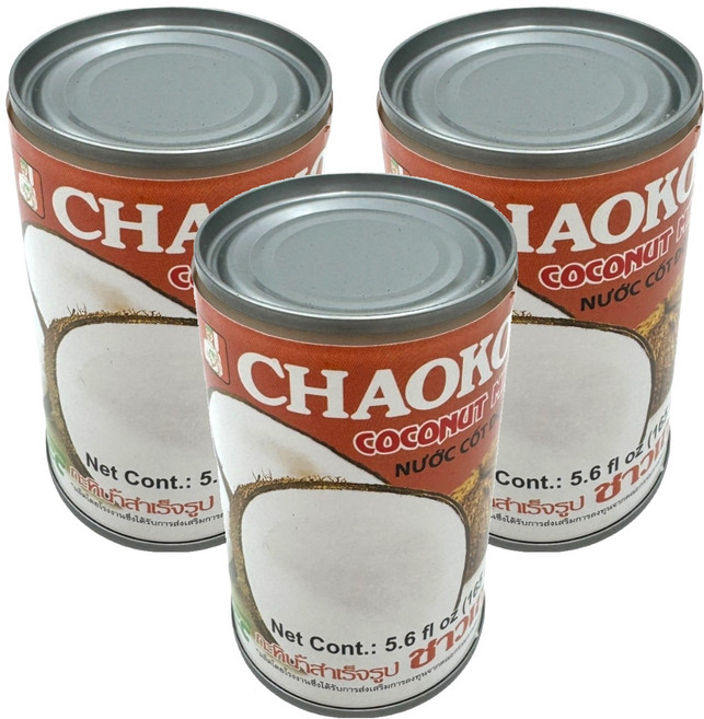 CHAOKOH 巧口椰漿, 165ml, 3個