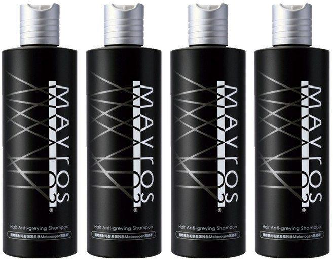 MAVrOS 烏麗絲 激黑抗白洗髮精, 300ml, 4瓶