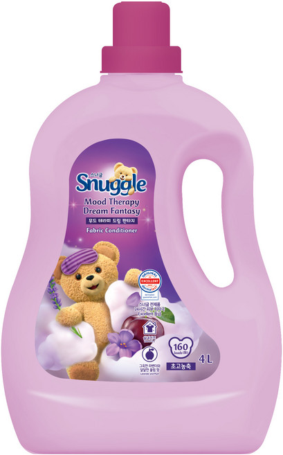 스너글 초고농축 섬유유연제 무드테라피 드림 판타지 본품, 4L, 1개입, 1개