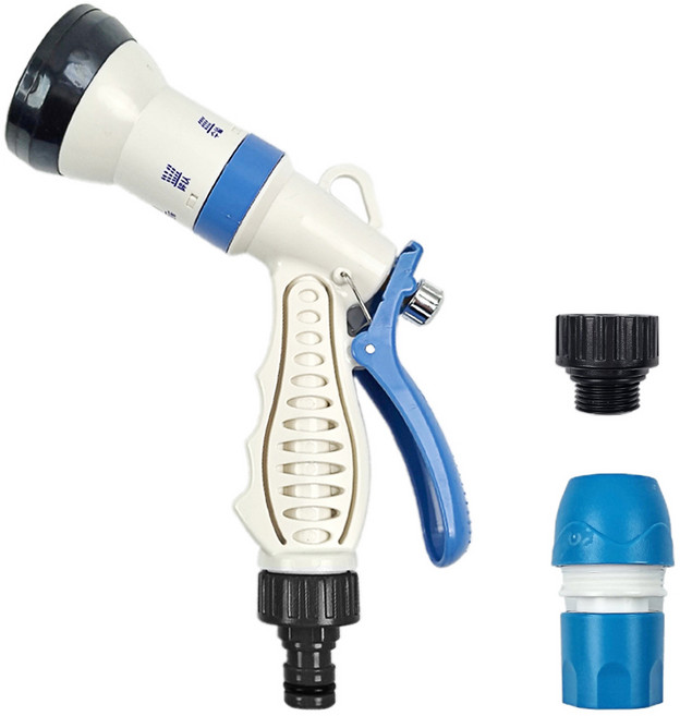 월드크린 국산 다기능 스프레이 건 + 샤워호스용 연결캡 + 일반호스용 연결캡 랜덤 발송, 1개