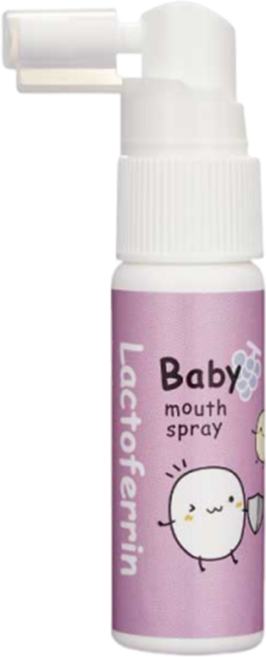 KU.KU Duckbill 酷咕鴨 寶寶乳鐵蛋白潔牙噴霧 含益生菌及木醣醇成分 食用級原料, 20ml, 1瓶