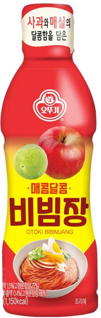 오뚜기 매콤달콤 비빔장, 500g, 1개