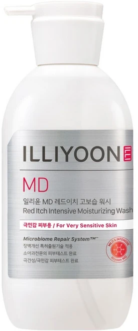 일리윤 MD 레드이치 고보습 바디워시, 470g, 1개 - 쿠팡
