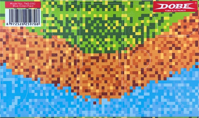 DOBE Switch2貼紙, 藍綠色, 1個, TNS-5192