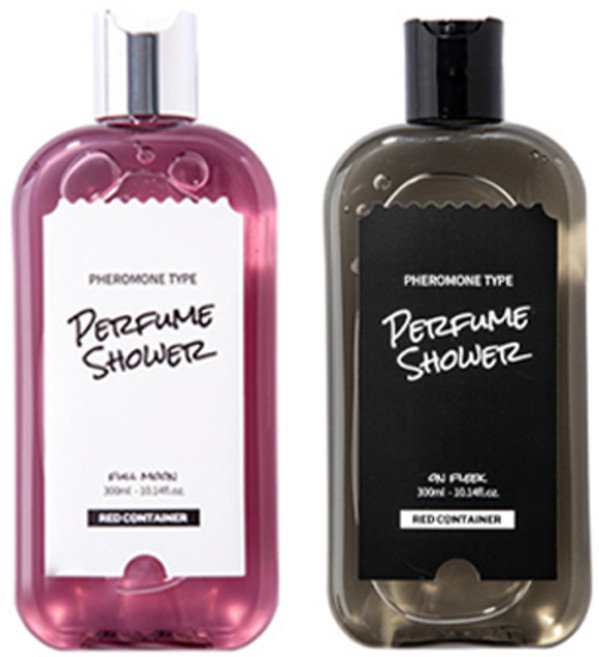 레드컨테이너 페로몬 타입 퍼퓸 샤워젤 온플릭 300ml + 풀문 300ml, 1개