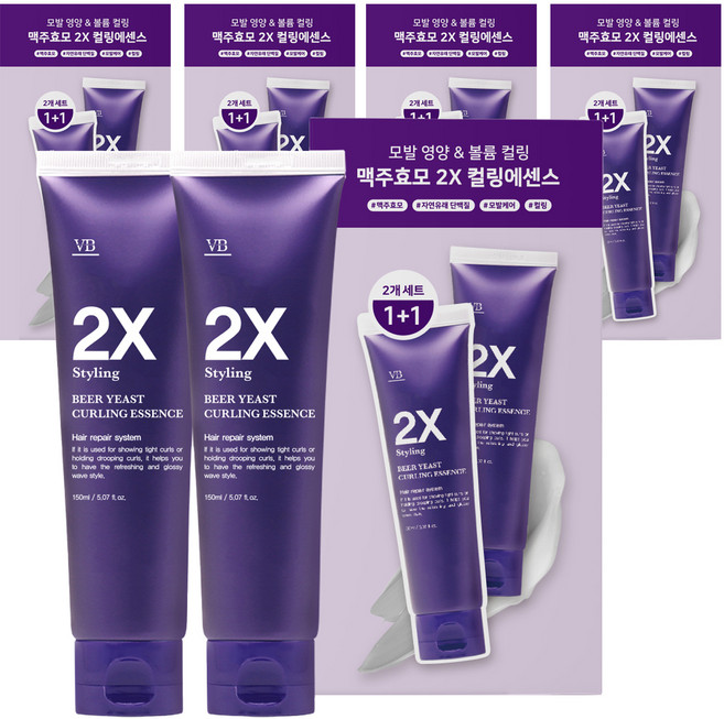 비바스 맥주효모 2X 컬링 에센스, 150ml, 10개