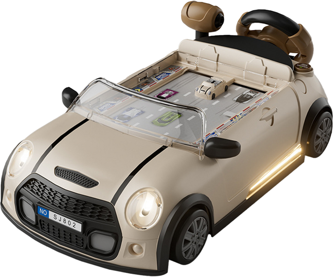 PLAYFUL TOYS 頑玩具 闖關賽車遊戲機, 米色, 1個