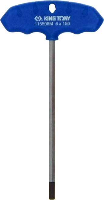 KING TONY 金統立 T把六角扳手 KT115506MR H6.0mm 黃黑, 1支
