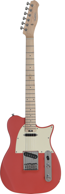 헥스 입문용 일렉 기타 텔레캐스터, 피에스타레드, T100S/FR, 1개