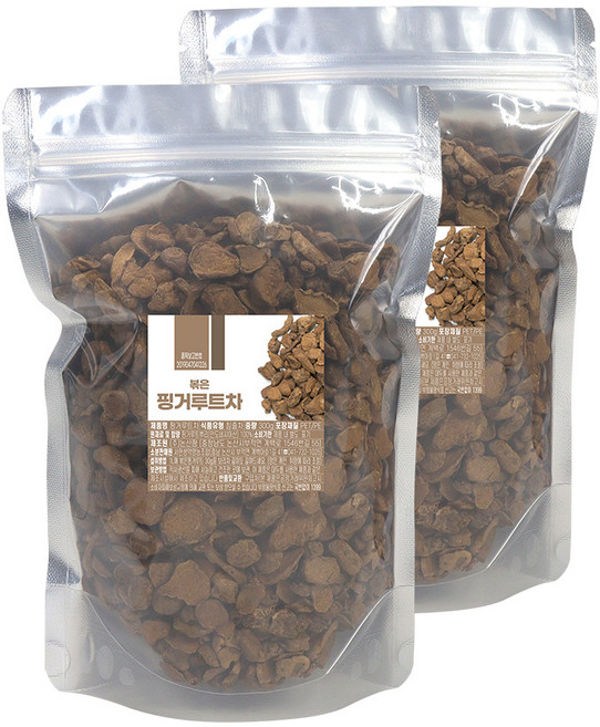 자연한재 볶은 핑거루트차, 300g, 2개