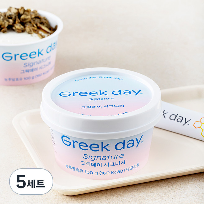 그릭데이 흑임자놀라 세트, 140g, 5세트