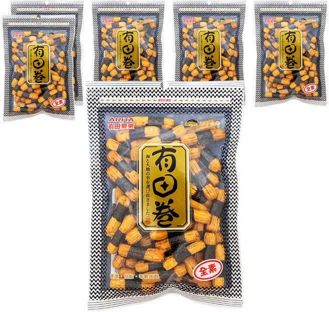 ARITA 有田製菓 海苔小卷, 50g, 6包