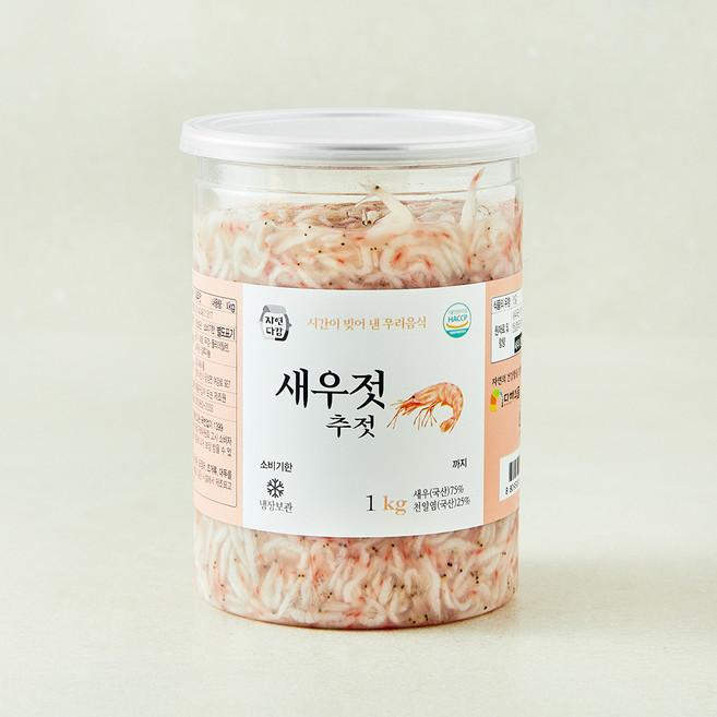 자연다감 새우젓 추젓, 1kg, 1개